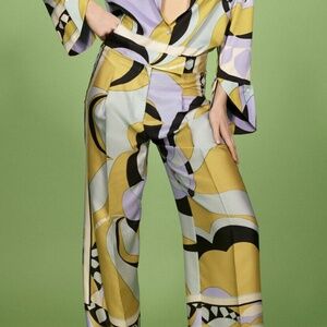 Vintage Style Zara Palazzo Pants | Pucci | Retro wide leg pants
